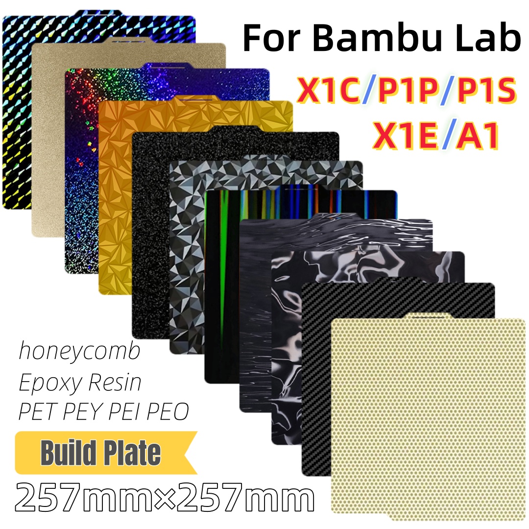 3D Printing Bambu Lab - Placa de Construcción 257x257, Lámina de