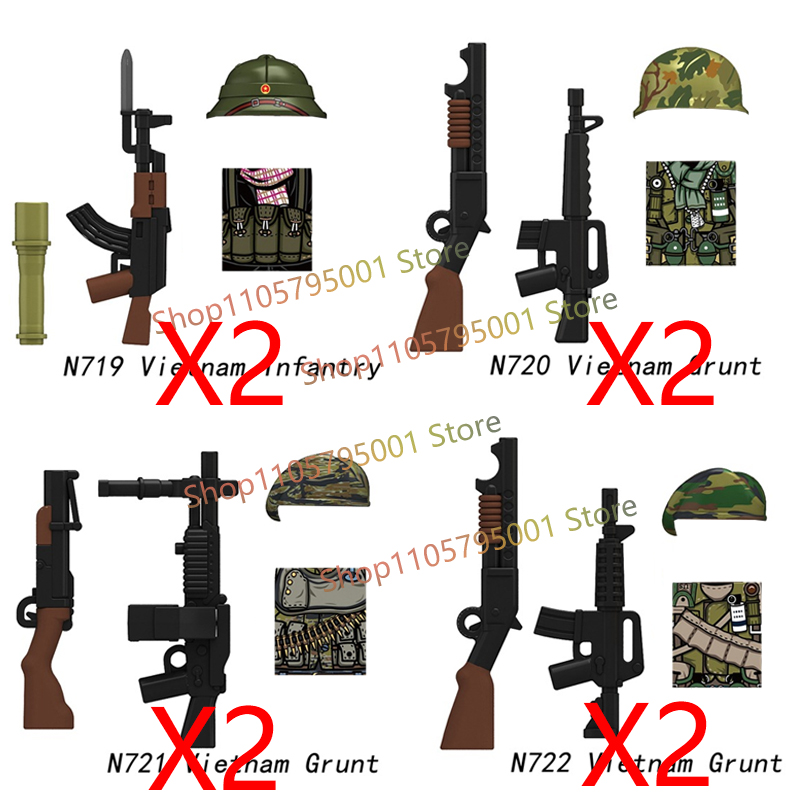 Figuras de Soldados Militares  - 3D Printing Lego Bricks reseña y precio